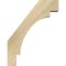 Ekena Millwork 4"W x 14"D x 18"H Merced Rough Sawn Knee Brace, Douglas Fir BRC04X14X18MRC00RDF - alternate 2